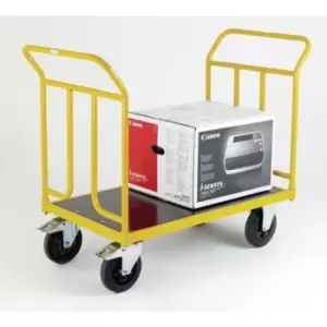 Image of Slingsby Konga Large Capacity Platform Trucks - Double Ended, Solid Rubber Tyred