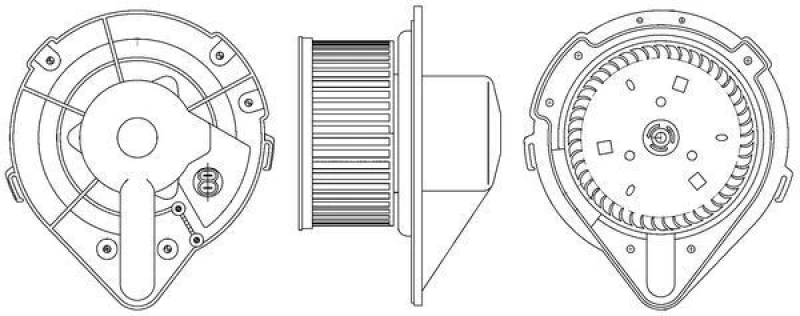 Image of Blower motor MAHLE AB 172 000S