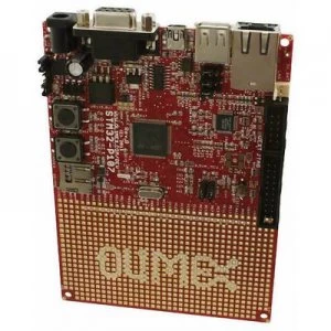 image of PCB prototyping board Olimex STM32 P107