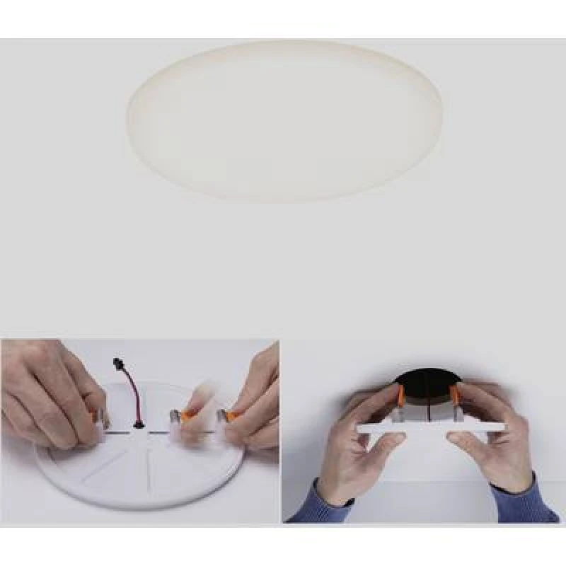 Image of Paulmann Paulmann 92388 EB Panel Veluna VariFit LED recessed light LED (monochrome) 10 W Satin 92388