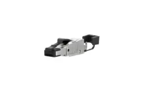 Image of METZ CONNECT 130E405032-E wire connector RJ-45 Black, Silver