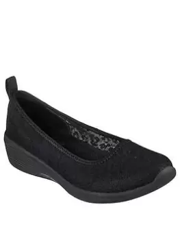Image of Skechers Arya Ballerina - Black, Size 5, Women