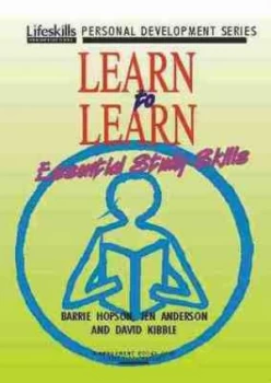 Image of Learn to Learn by Hopson and Anderson and Kibble and Lifeskills International Paperback