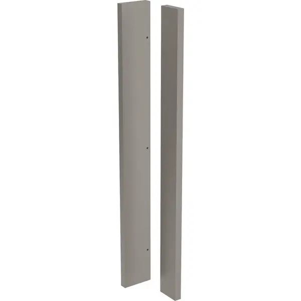 Image of Kitchen Kit Flatpack Slab Kitchen Cabinet Corner Post Ultra Matt 720mm in Dust Grey MFC
