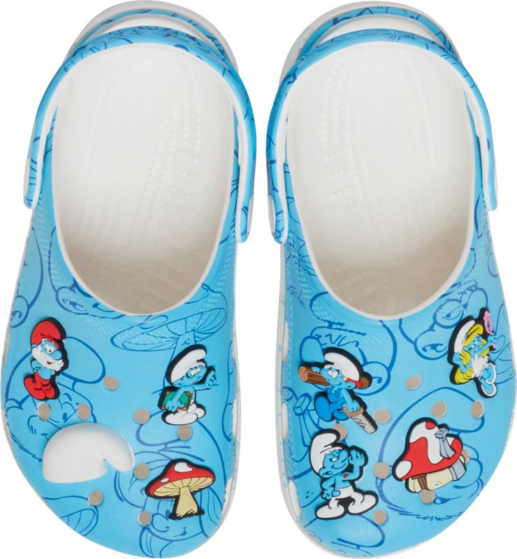 Image of Crocs Kids Smurfs Classic Clogs Multi C11