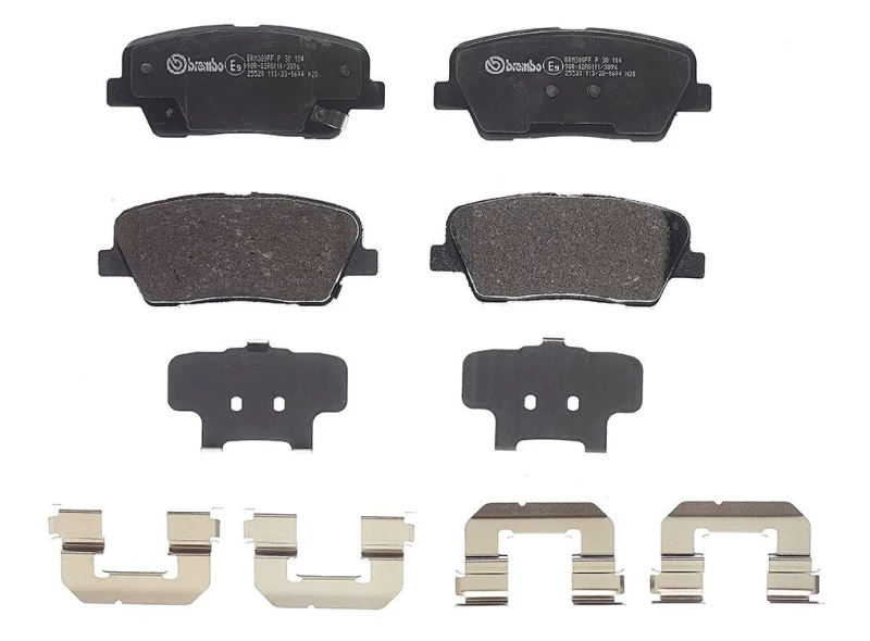 Image of BREMBO Brake pad set BREMBO P 30 104