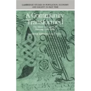 Image of A community transformed by Marjorie Keniston McIntosh