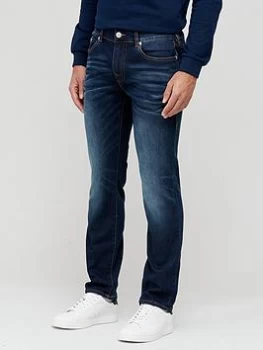 Image of TRUE RELIGION Rocco Slim Fit Jeans - Indigo, Medium Legend Blue, Size 40, Men