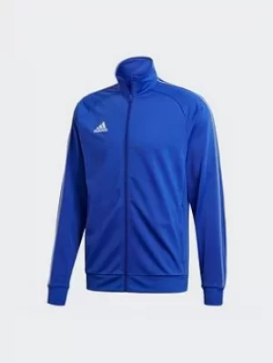 Image of adidas Core 18 Track Top, Blue/White Size M Men