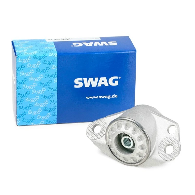 Image of SWAG 32 91 9274 Top strut mount Rear Axle, without ball bearing Elastomer Suspension Strut Support Bearing (1180)