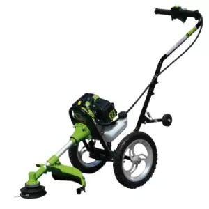 Image of Zipper MOS125 1250 W Petrol Mobile Brush Cutter - Green & Black