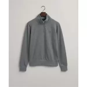 Image of Gant Zip Sweatshirt - Grey
