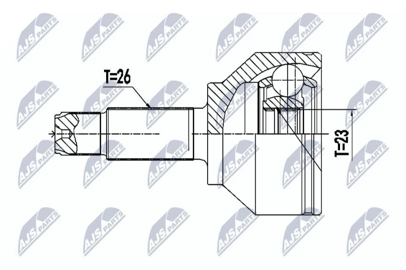 Image of NTY CV joint NTY NPZ-BM-023
