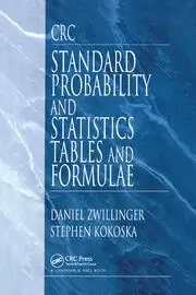 Image of CRC Standard Probability and Statistics Tables and Formulae