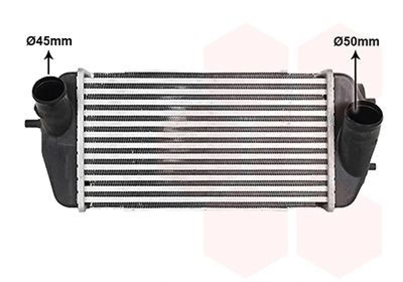 Image of VAN WEZEL Intercooler VAN WEZEL 82014709