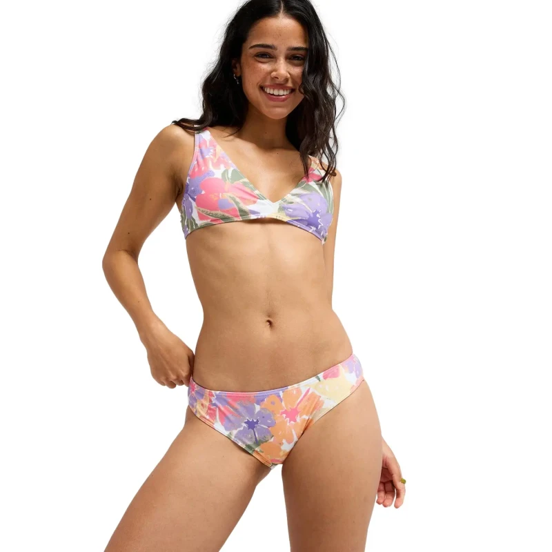 Image of Roxy Womens swimsuit bottoms Roxy Hazey Hibiscus Blanc Female L