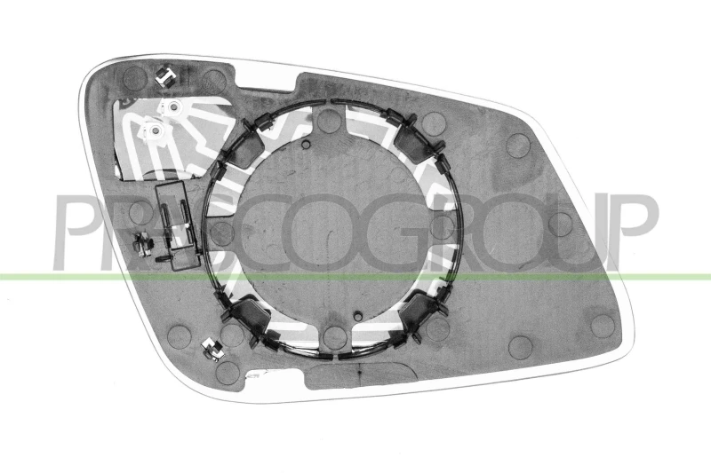 Image of PRASCO Wing mirror glass PRASCO BM0287514