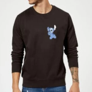 Image of Disney Stitch Backside Sweatshirt - Black