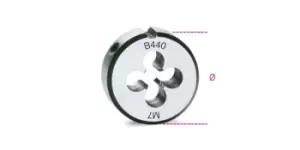 Image of Beta Tools 440 Chrome-Steel Coarse Round Metric Thread Die M10 x 1.5mm Ø: 25.4mm
