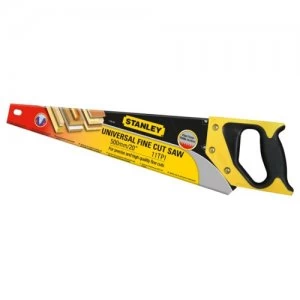 Image of Stanley 500mm/20" Universal Hardpoint Fine Cut Saw