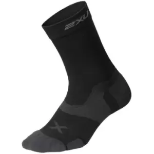 Image of 2XU Vectr Cushion Crew Socks Unisex - Black