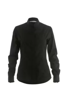 Image of Mandarin Collar Fitted Long Sleeve Shirt