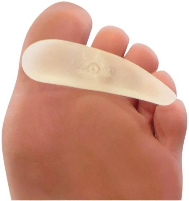 Image of Aidapt Gel Toe Cushion Large Left Natural
