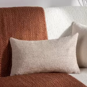 Image of Tiona Rectangular Cushion Nougat/Toffee, Nougat/Toffee / 30 x 50cm / Polyester Filled