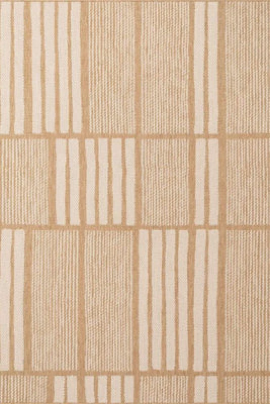 Image of The Rugs Ted Baker Flatweave Allington Indoor Outdoor Rug Geometric Reversible In Beige