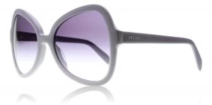 Image of Prada PR05SS Sunglasses Matte Aluminium Grey UFG4W1 56mm