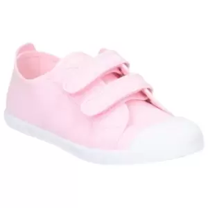 image of Flossy Sasha Girls Junior Touch Fastening Shoe (1 UK) (Pink)