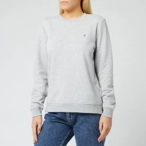 Image of Tommy Hilfiger Womens Heritage Crew Neck Sweatshirt - Light Grey Heather - XS