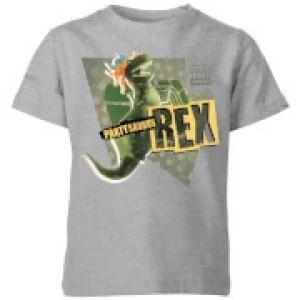 image of Toy Story Partysaurus Rex Kids T-Shirt - Grey - 11-12 Years