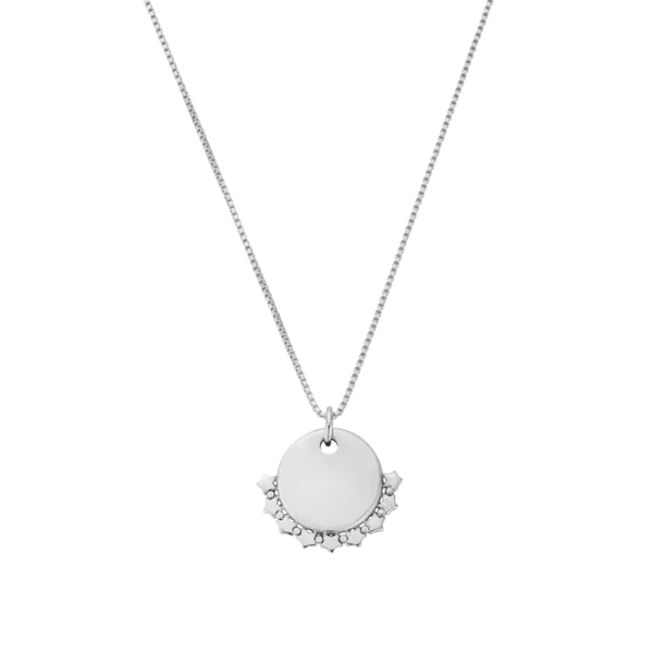 Image of Personalised Delicate Box Chain Star Necklace PSNDB3052