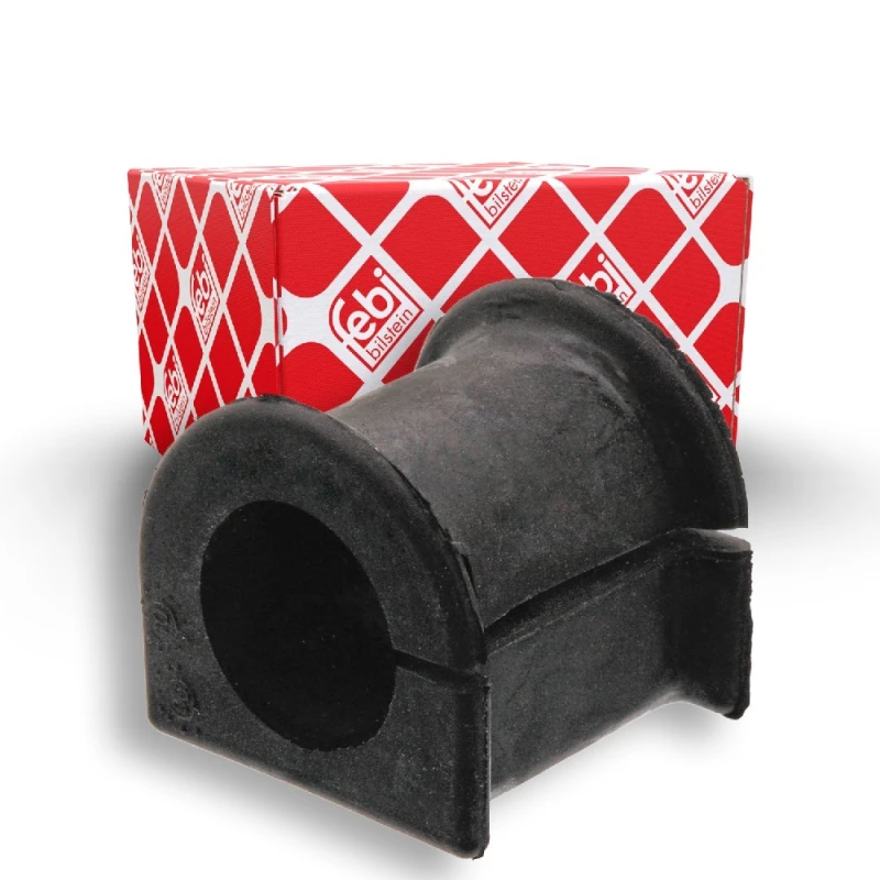 Image of FEBI BILSTEIN 42870 Stabilizer Bushes Front Axle, Rubber Rubber Anti-roll Bar Bush Kit (1334)
