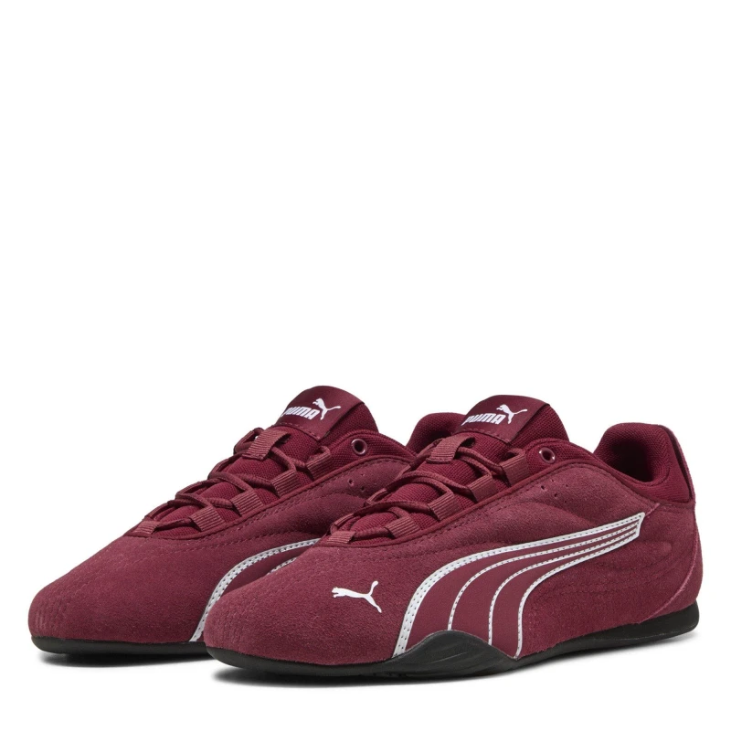 Image of Puma Womens Catch Low-Top Trainers Burgundy Su female 6 (39)