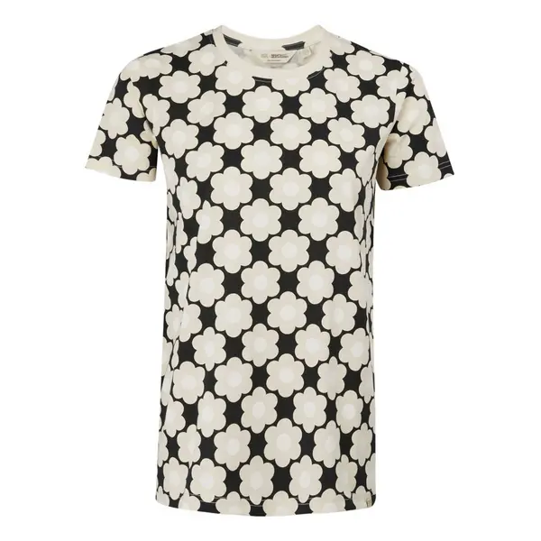 Image of Regatta Womens Orla Ribbed Kneck Short Sleeve T Shirt 16 - Bust 40' (102cm) Black Sixties Daisy RWT266-D5R-16