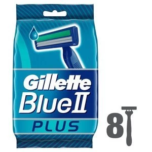 image of Gillette Blue II Plus 8 Razors