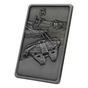 Image of Star Wars Iconic Scene Collection Limited Edition Ingot The Millenium Falcon