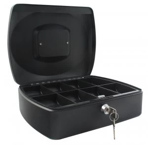 image of Q Connect 12" Cash Box - Black