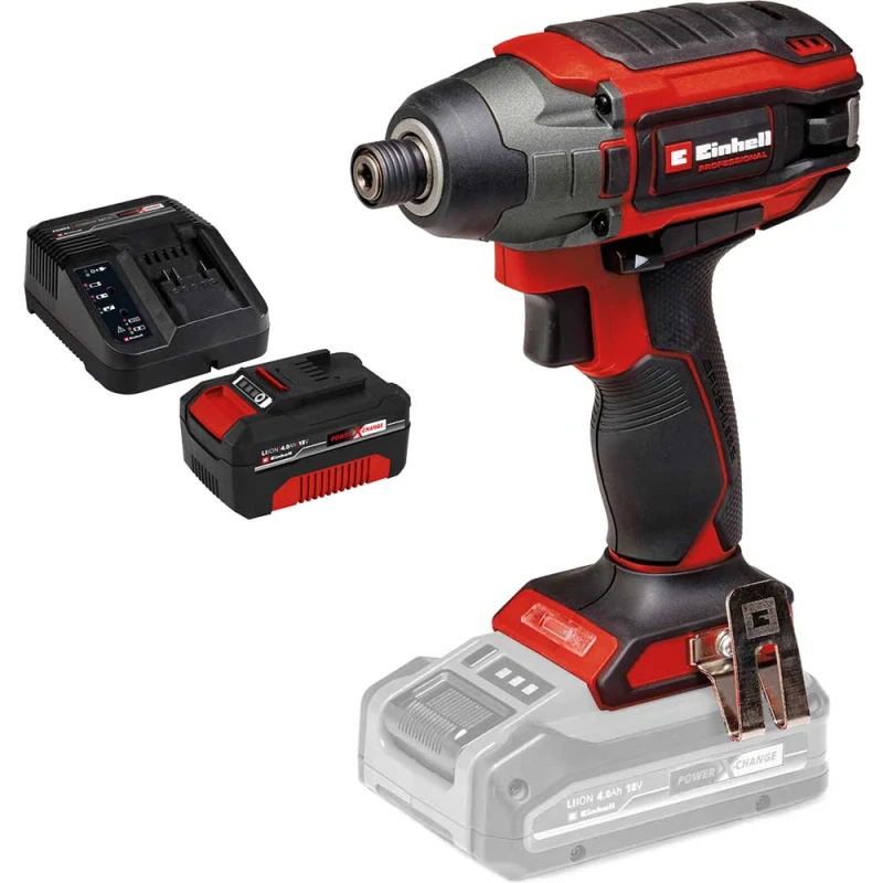 Image of Einhell Professional TP-CI 18/220 Li BL 18v Cordless Brushless Impact Driver TP-CI 18/220 Li BL Batteries: 1 x 4ah Li-ion