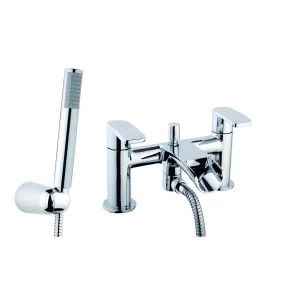 Image of Wickes Niagra Bath Shower Mixer Taps - Chrome