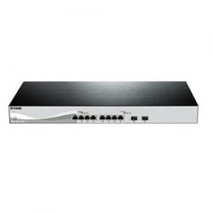 image of D-Link DXS-1210-10TS 8-Port 10 Gigabit (10GbE) Smart Switch