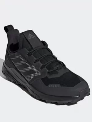 Image of adidas Terrex Trailmaker Cold.rdy Hiking Shoes, Black/Grey, Size 10, Men