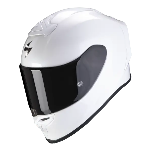 Image of Scorpion Exo-R1 Evo Air Solid Pearl White Full Face Helmet XS