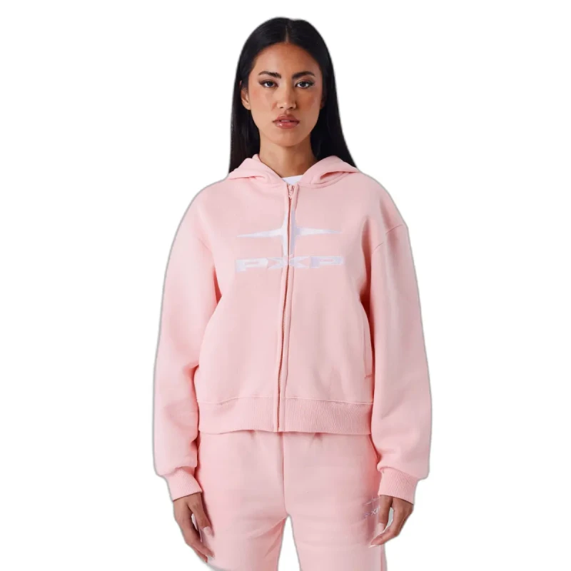 Image of Project X Paris Womens zip-up hoodie Project X Paris Slowly Rose Female S