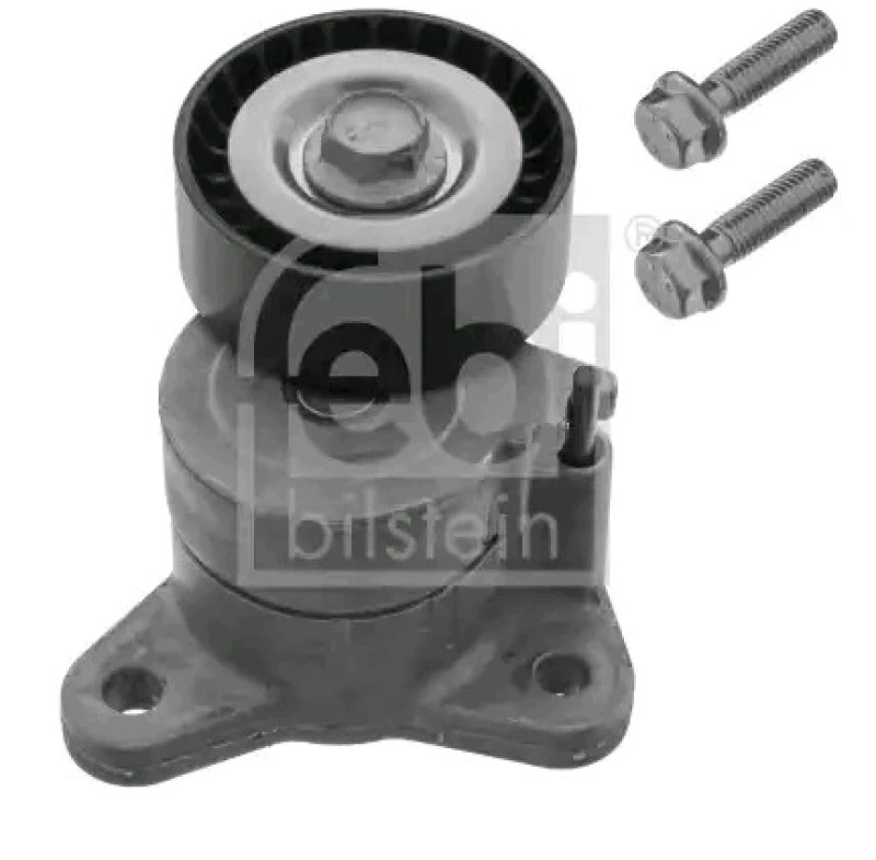Image of FEBI BILSTEIN 48750 Tensioner with fastening/mounting material Belt Tensioner,v-ribbed belt (541)