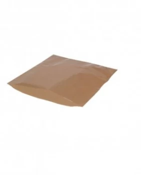 Image of MyCafe Kraft Film Front Bags 215x215mm Brown (Pack of 1000) 303256