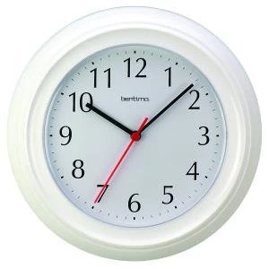Image of Acctim Wycombe Wall Clock White 21412
