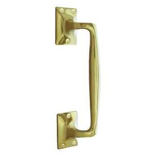 image of Jedo Polished Brass Door Pull Handle